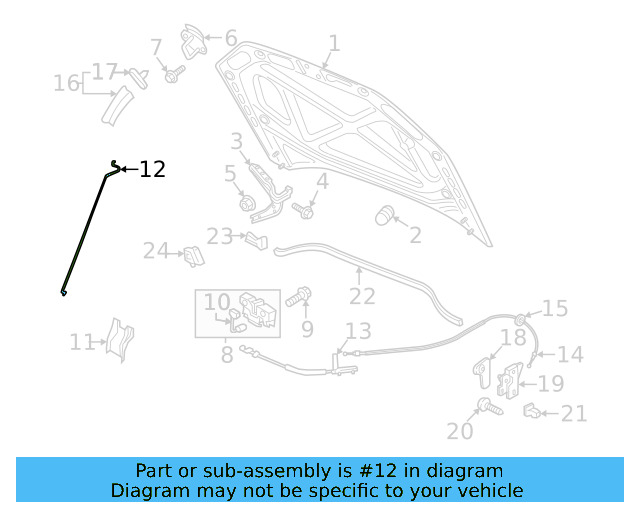Support Rod 561-823-363-C - View 4