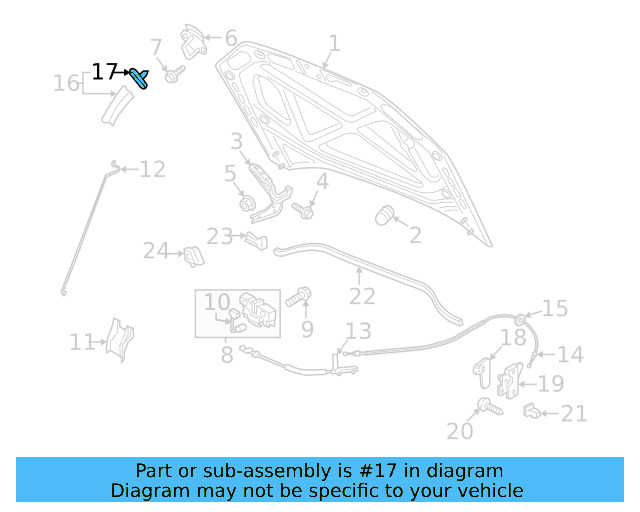 Side Seal Clip 1H0-823-717 - View 8