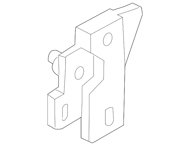 Hood Release Handle Bracket 6R1-823-633 - View 3