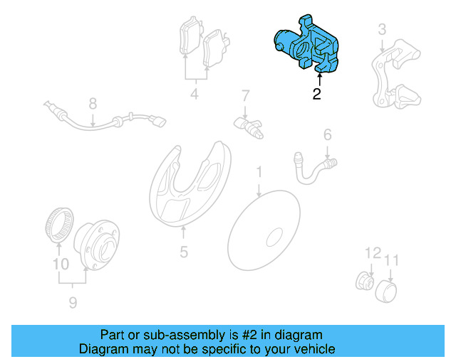 Caliper 1J0-615-423-B - View 5