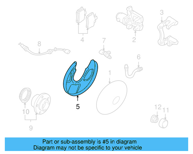 Splash Shield 1K0-615-612-AB - View 21