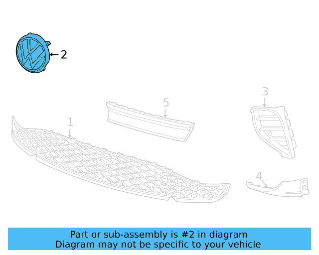 Emblem 11A-853-601-A-AWA - View 5