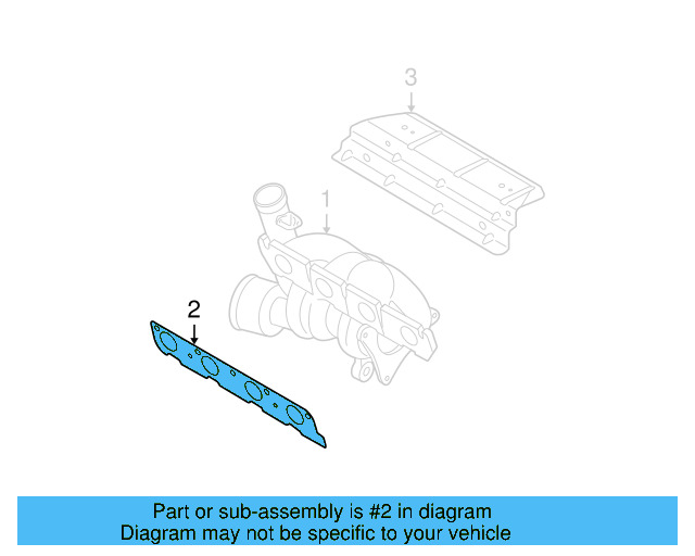 Exhaust Manifold Gasket 06F-253-039-F - View 16