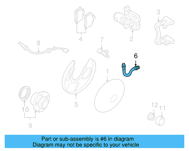 Brake Hose 1H0-611-775 - View 8