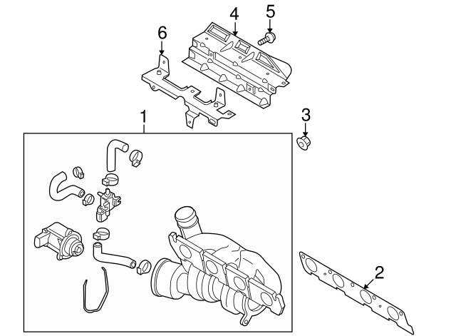 Exhaust Manifold 06J-145-722-B - View 30