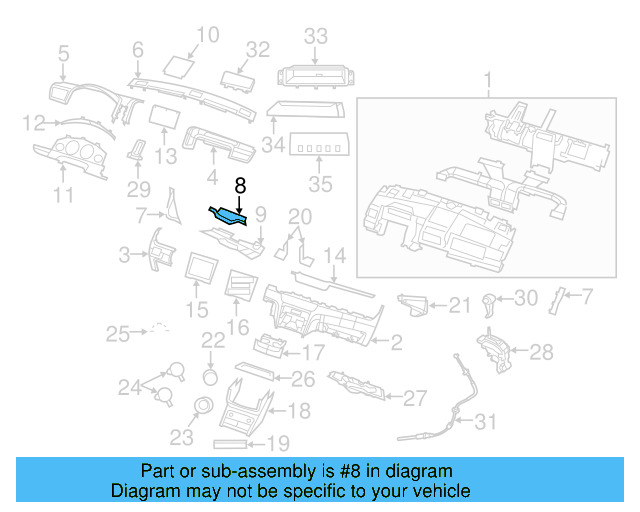 Mount Plate 7B0-857-849 - View 2