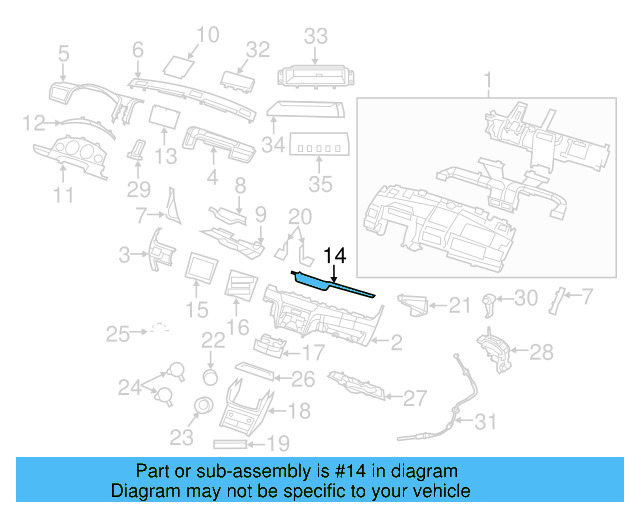 Trim Molding 7B0-857-201-B-XT1 - View 3
