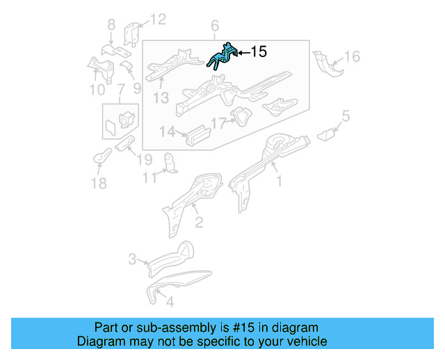 Engine Mount Bracket 038-199-207-AG