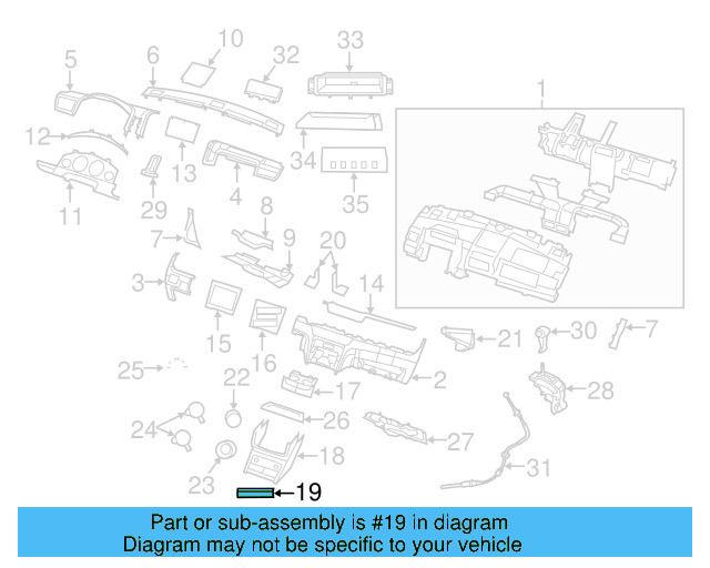 Closure Panel Cover 7B0-863-263-XT1 - View 3