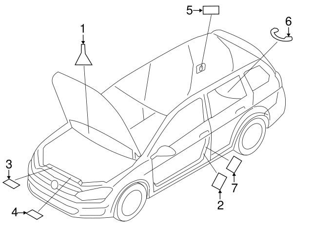 Tire Press Label 5GM-010-000-K
