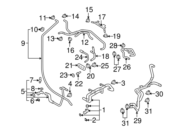 Lower Hose Clamp N-906-871-01 - View 99