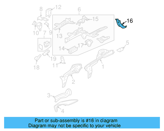 Support Plate 1J0-804-140-A - View 5