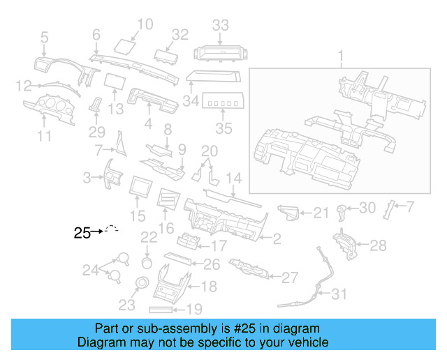 Trim Ring 7B0-905-869 - View 3