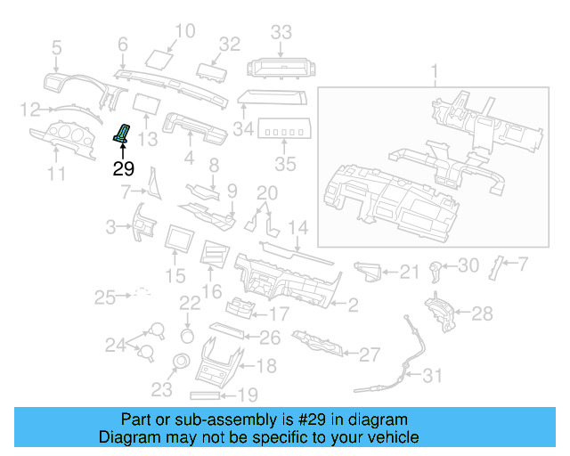 Bezel 7B0-857-913-HL9 - View 3