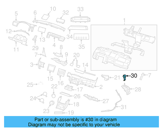 Shift Knob 7B0-713-139-B-DX9 - View 3