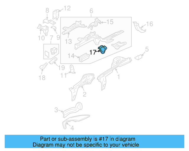 Retaining Bracket 1J0-803-127-C