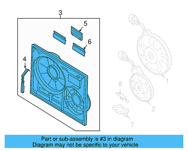 Fan Shroud 7L0-121-207-F - View 2