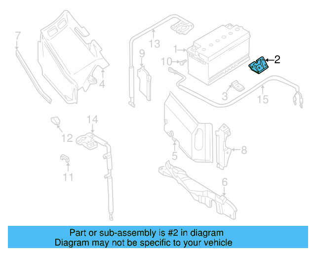 Battery Clamp 701-915-313-A - View 5