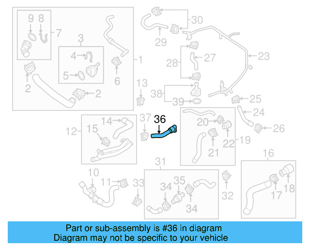 Outlet Hose 5C0-122-157-G - View 36
