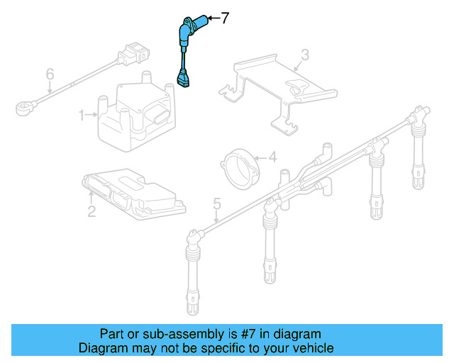 Crankshaft Position Sensor 038-957-147-F - View 11