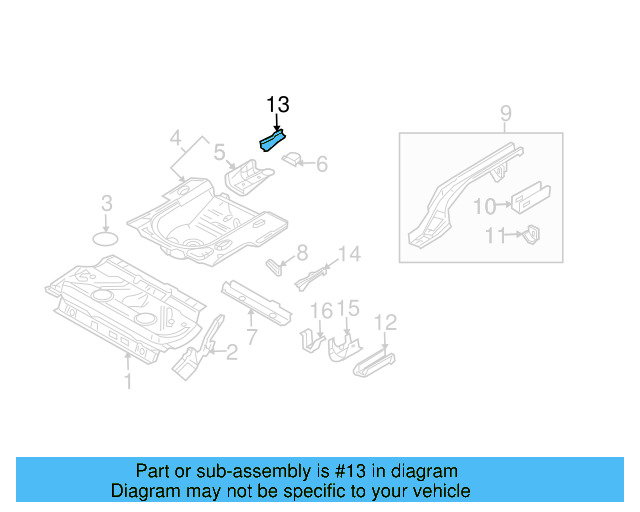 Exhaust Muffler Bracket 1J0-253-144-Q - View 72