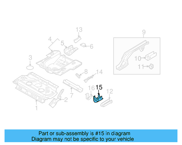 Muffler Bracket 1J0-803-545 - View 6