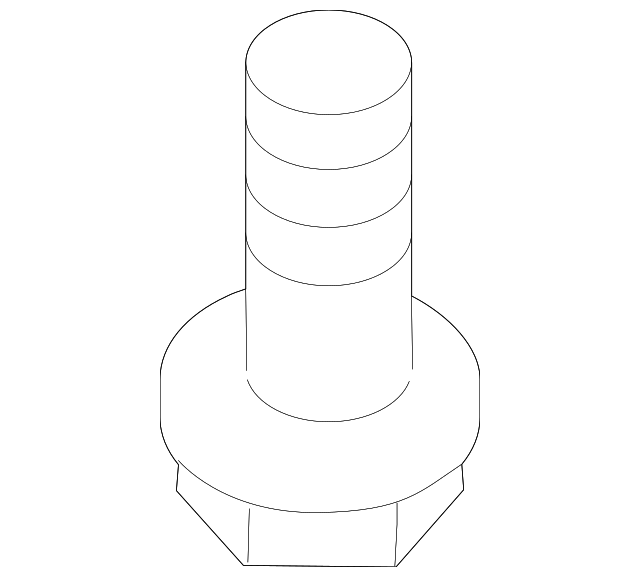 Tank Strap Bolt N-912-296-01 - View 2