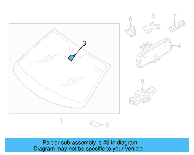 Mirror Support 7N0-845-543-A - View 8