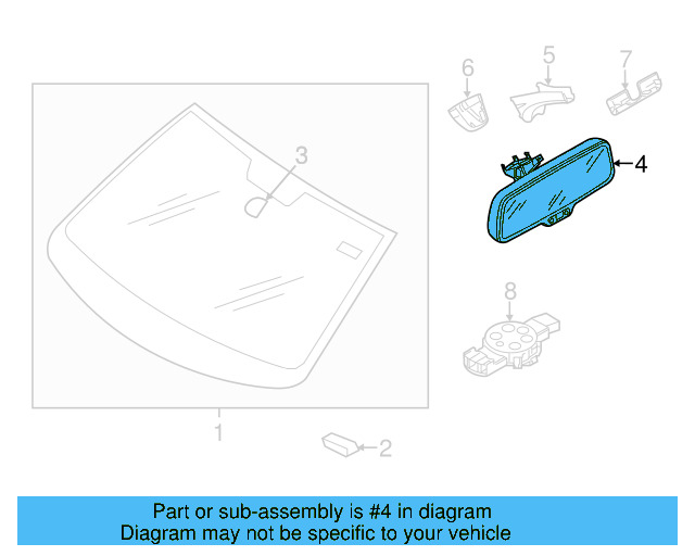 Mirror Inside 7N0-857-511-K-UOG - View 5