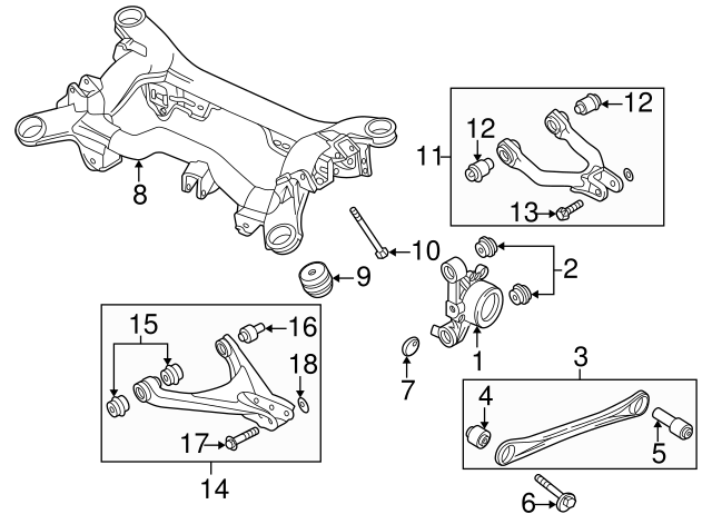 Lower Control Arm Adjust Bolt WHT-001-661