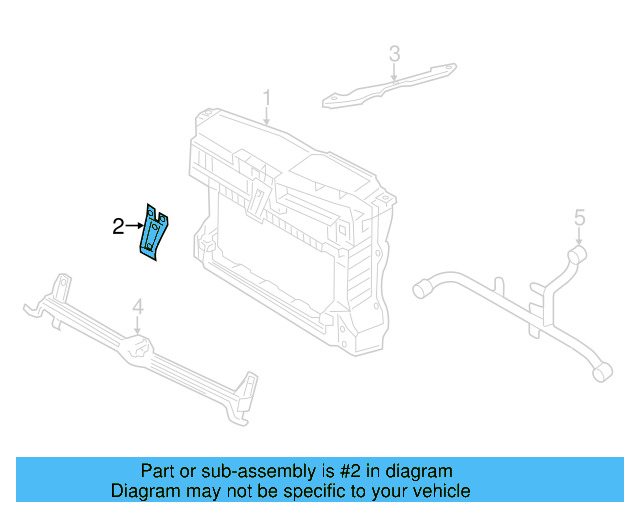 Lock Support 5C6-805-567-B - View 4