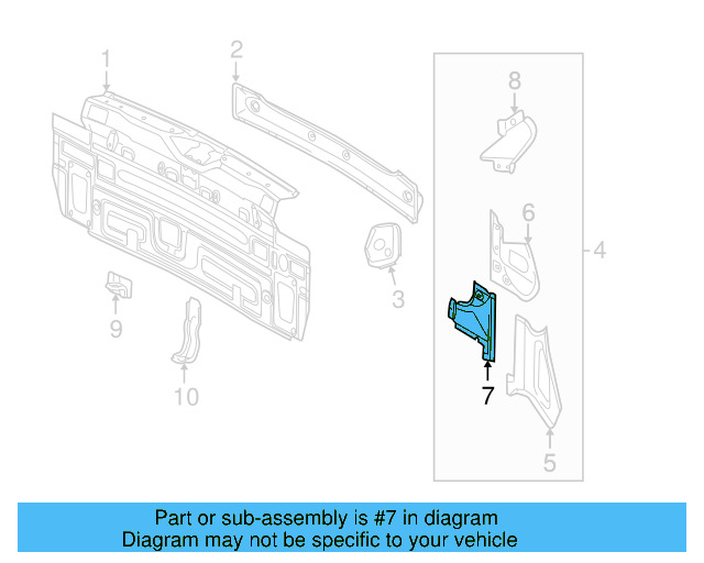 Extension Panel 5N0-813-392 - View 4
