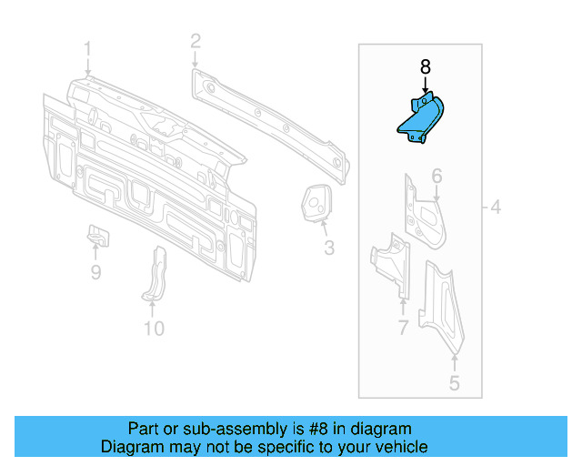 Filler Panel 5N0-813-544 - View 3