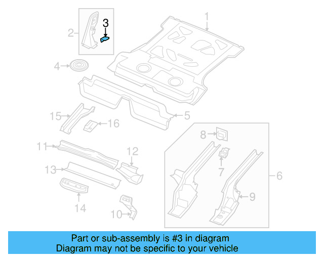 Tie Down Hook 1J0-804-299 - View 27