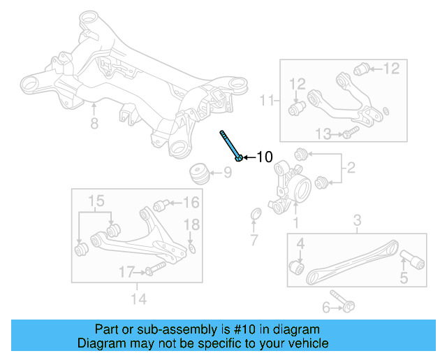 Suspension Cross N-908-038-01 - View 8