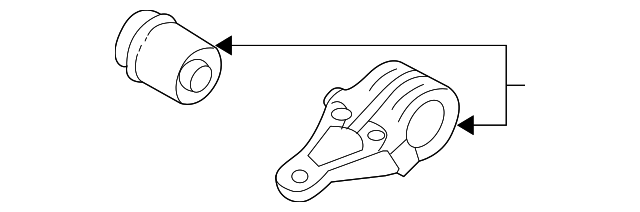 Axle Beam Bracket 4B0-501-522-E
