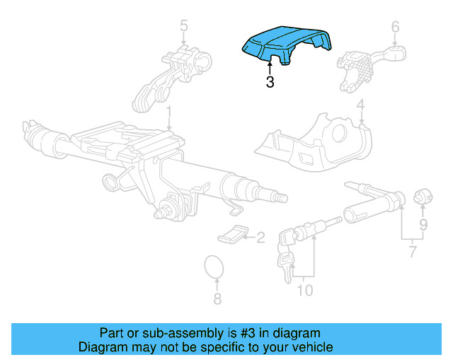 Upper Shroud 3B1-858-565-A-2AQ - View 3