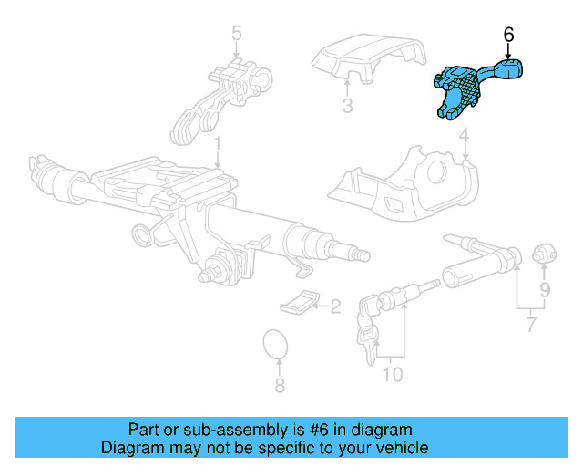 Wiper Switch 4B0-953-503-H-01C - View 8