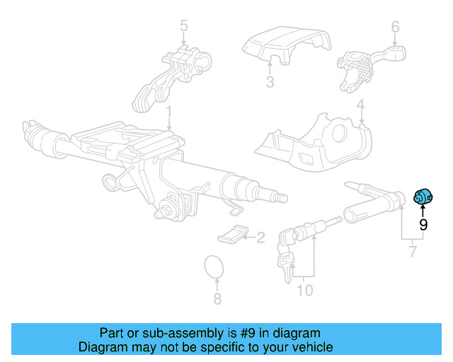 Ignition Switch 4B0-905-849 - View 12