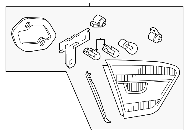 Backup Lamp Assembly 561-945-094-C