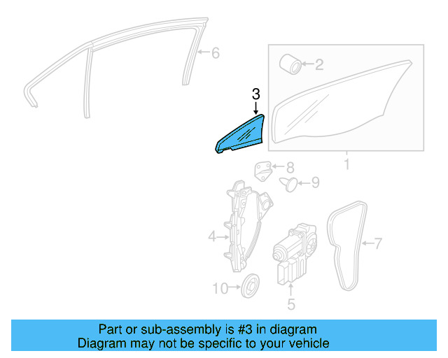 Fixed Glass 5C6-845-214 - View 6