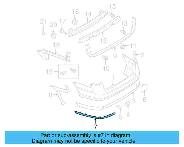 Side Support 3C9-807-378 - View 5