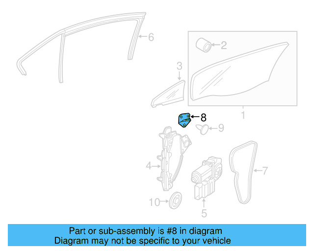 Mount Bracket 5C6-867-160 - View 3