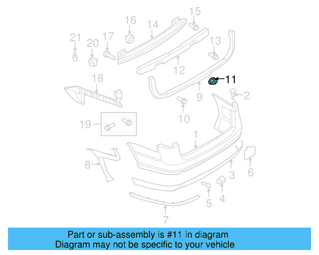 Fender Liner Extension Screw N-103-546-02 - View 78