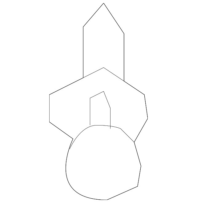 Bumper Cover Rivet 1K0-807-300 - View 3