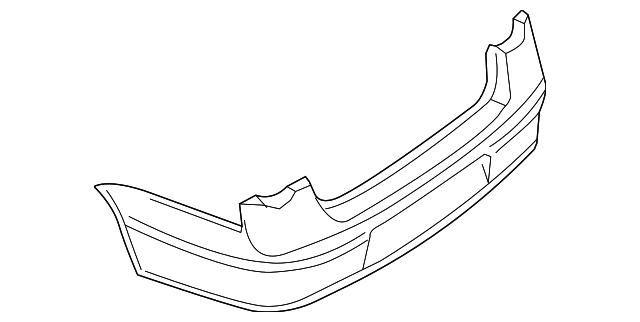 Bumper Cover (Unpainted) 3c5807417akgru - View 4