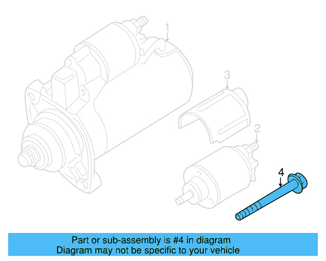 Heat Deflector Bolt N-904-956-04 - View 3