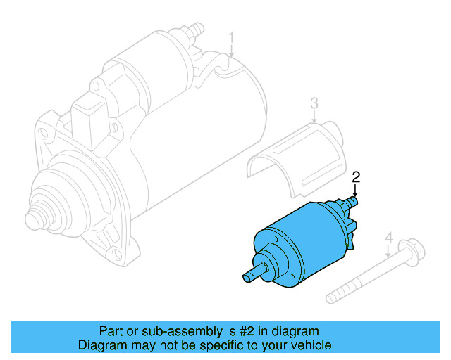 Starter Solenoid 059-911-287-E - View 7