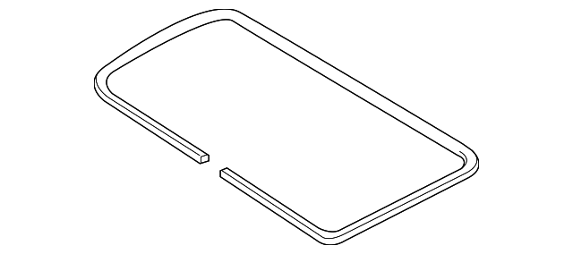 Sunroof Glass Gasket 8D0-877-297 - View 43