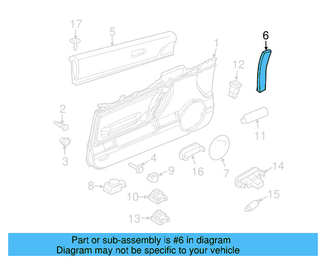 Trim Plate 1C0-867-171-C-2QL - View 10